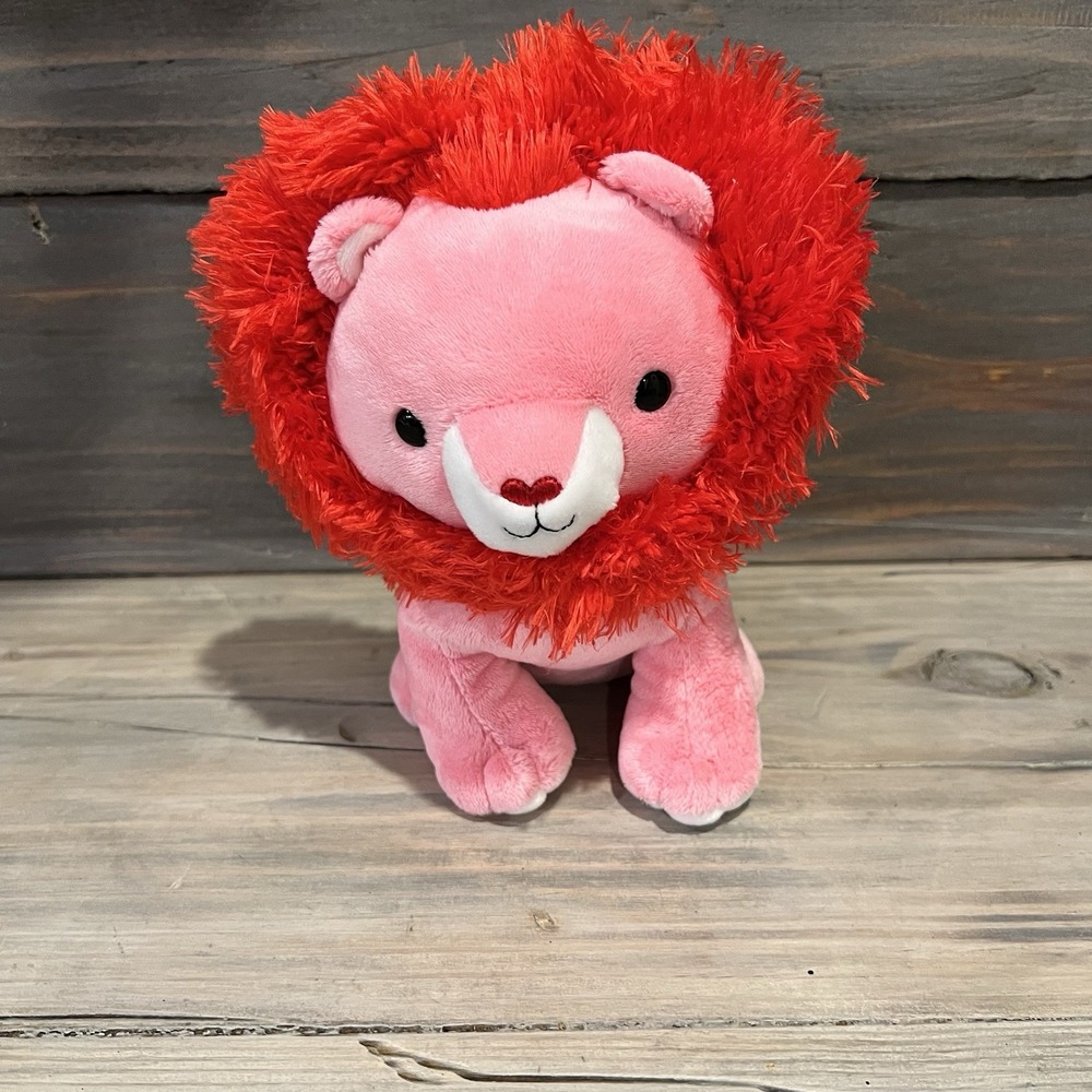 Hallmark Love Lion Cub Stuffed Animal Plush Toy Heart 8"